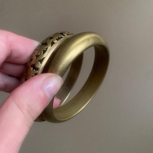 solid brass bangles - Picture 3 of 5